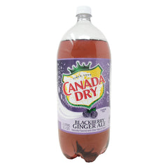 Canada Dry Blackberry Ginger Ale Soda, 2 Liters Bottle (2.1 QT)