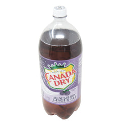 Canada Dry Blackberry Ginger Ale Soda, 2 Liters Bottle 