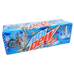 Mountain Dew Liberty Chill 50 Flavors in one Dew Soda Pop, 12 oz, (12 Cans)