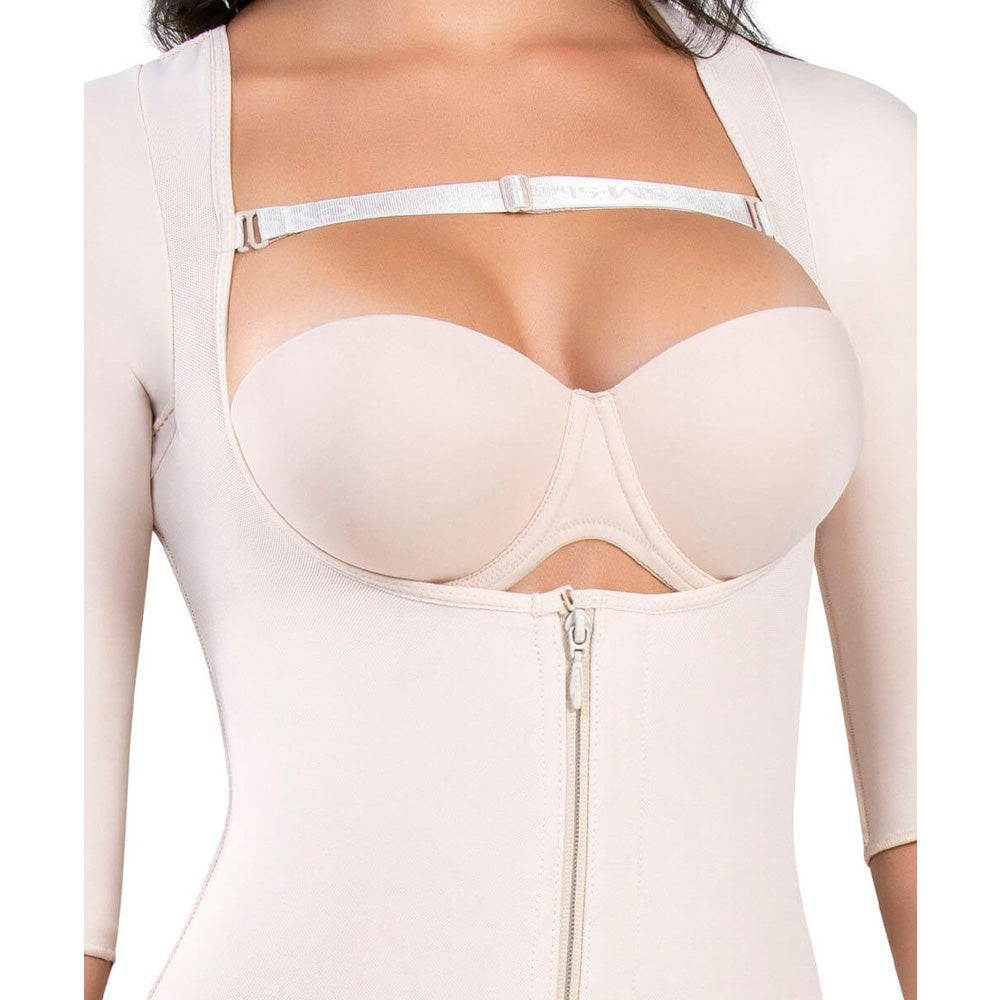  Fajate Fajas Colombianas Post-Surgery Full Body Arm Shaper  Powernet Girdle 295 (Black, XS) : Clothing, Shoes & Jewelry