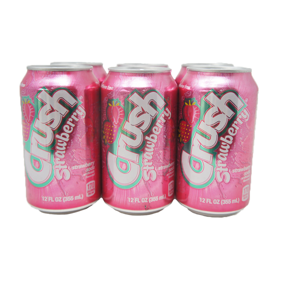 Crush Strawberry Soda In Cans - 12-12 Fl. Oz. - Jewel-Osco