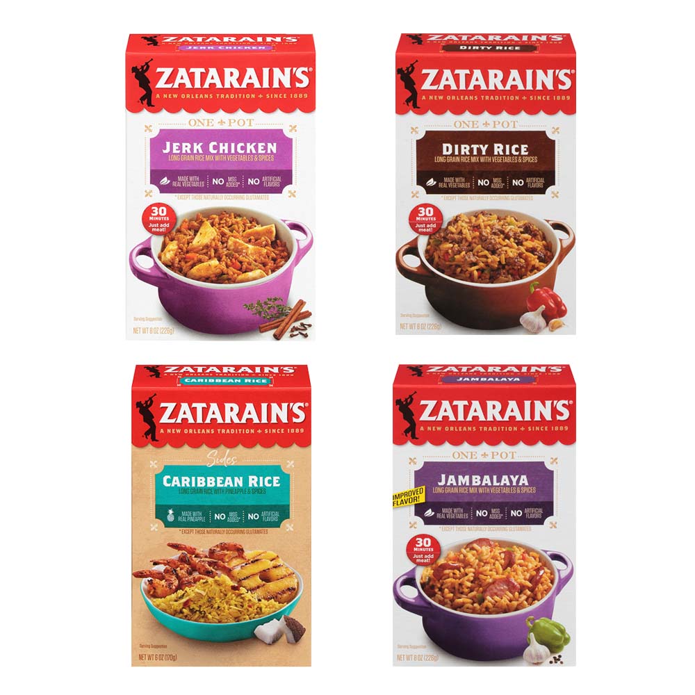 Zatarain's Bourbon Chicken Flavored Rice 8 oz - 071429012691
