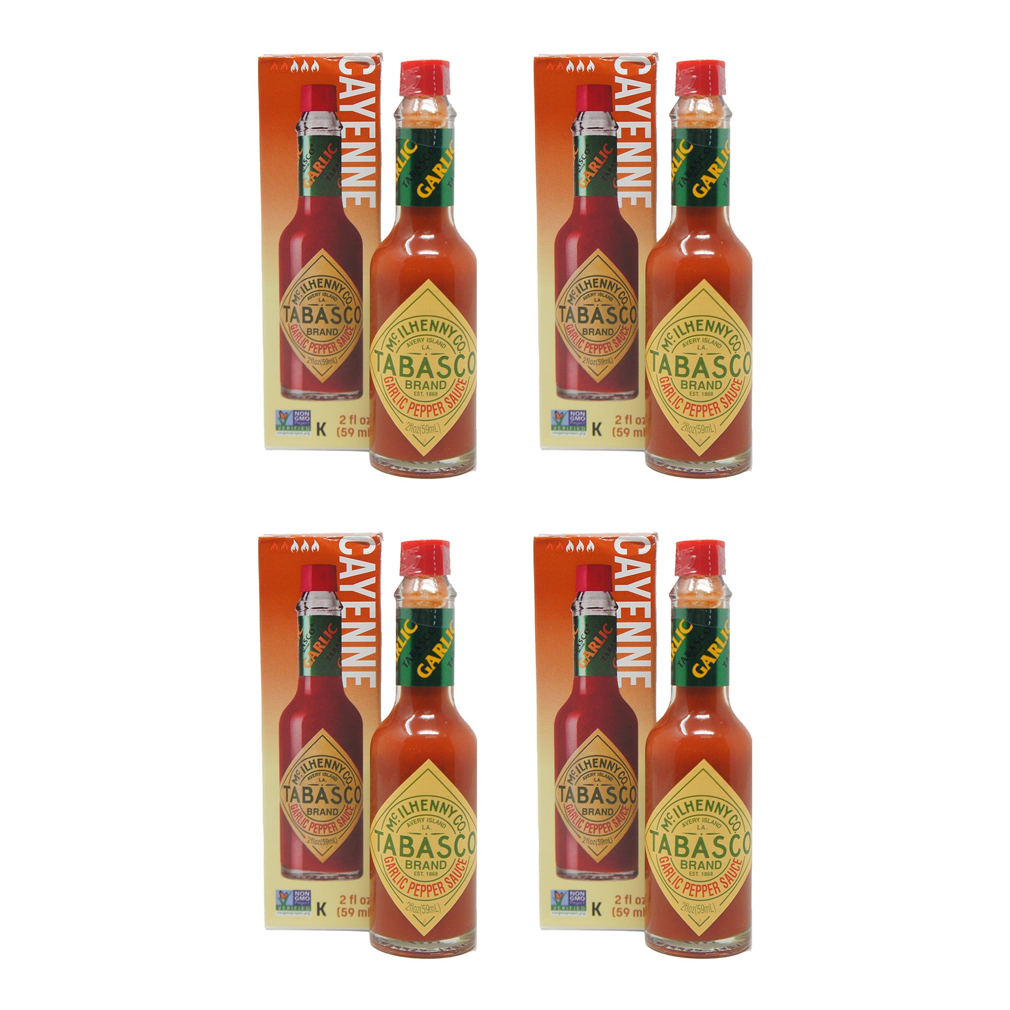 TABASCO® 2 fl. oz. Original Hot Sauce - 24/Case